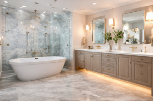 luxury bathroom remodel modern design
