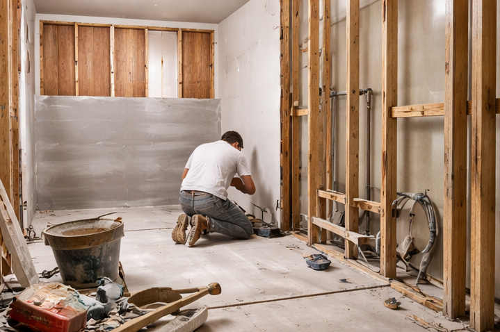 bathroom renovation construction process