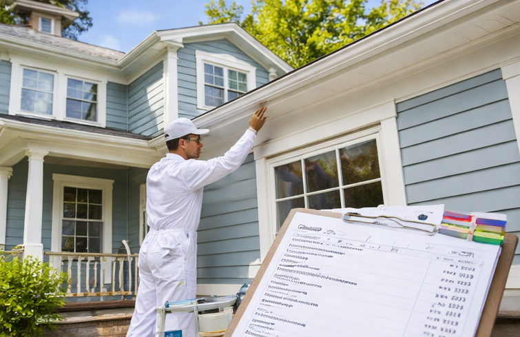 house exterior repainting cost estimate