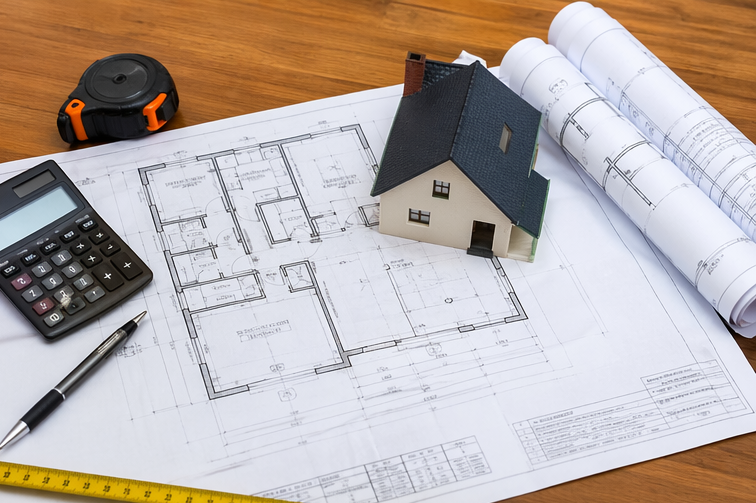 home addition cost planning blueprint