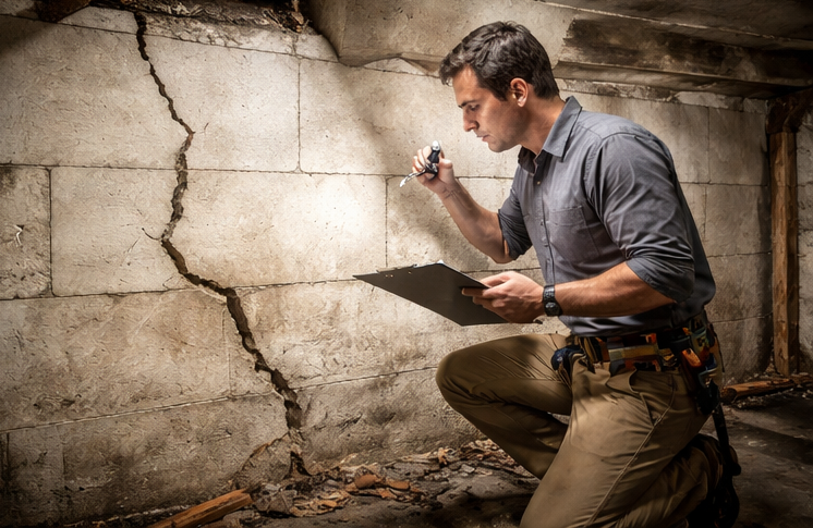 foundation crack inspection contractor