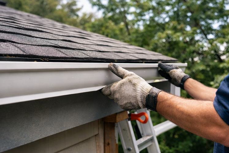 garage gutter installation