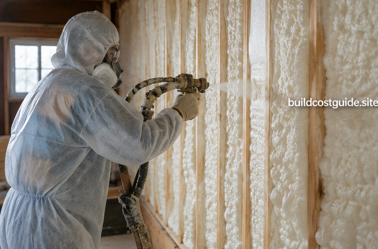 Spray foam insulation project